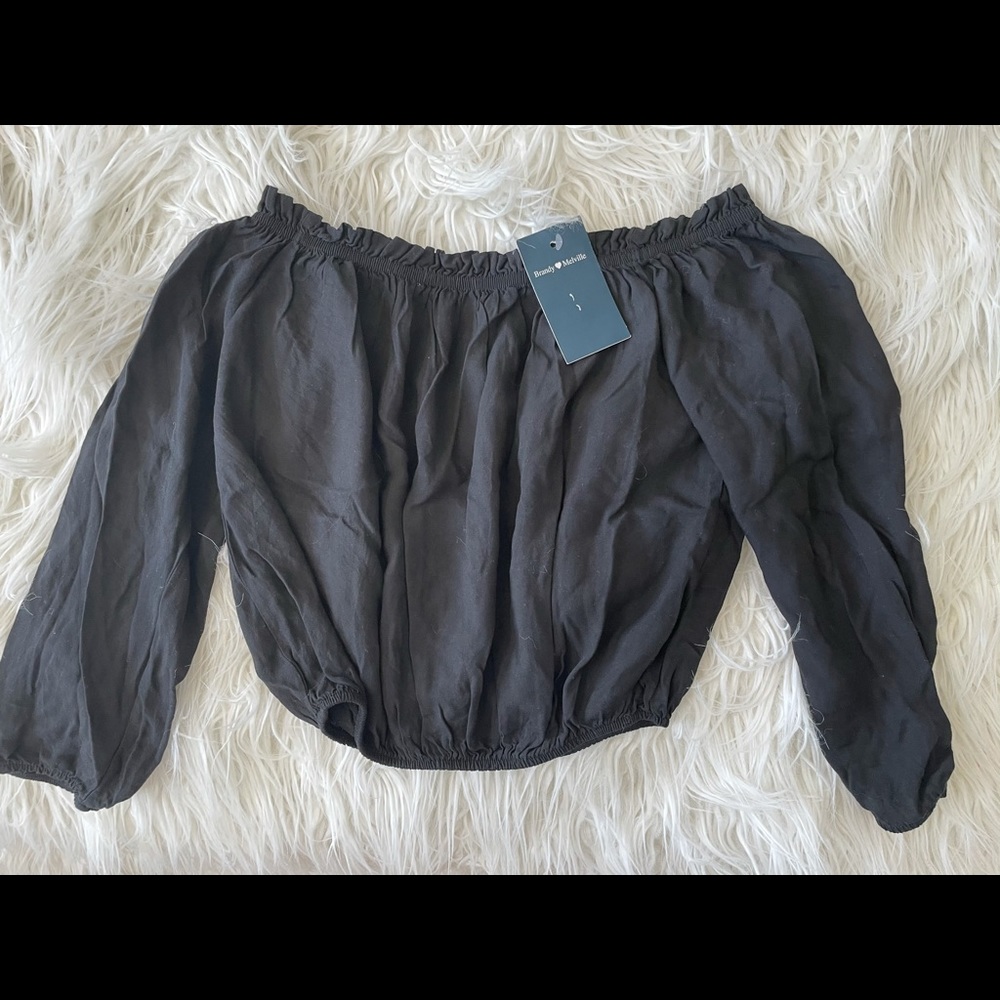 New Brandy Melville Off the Shoulder Top